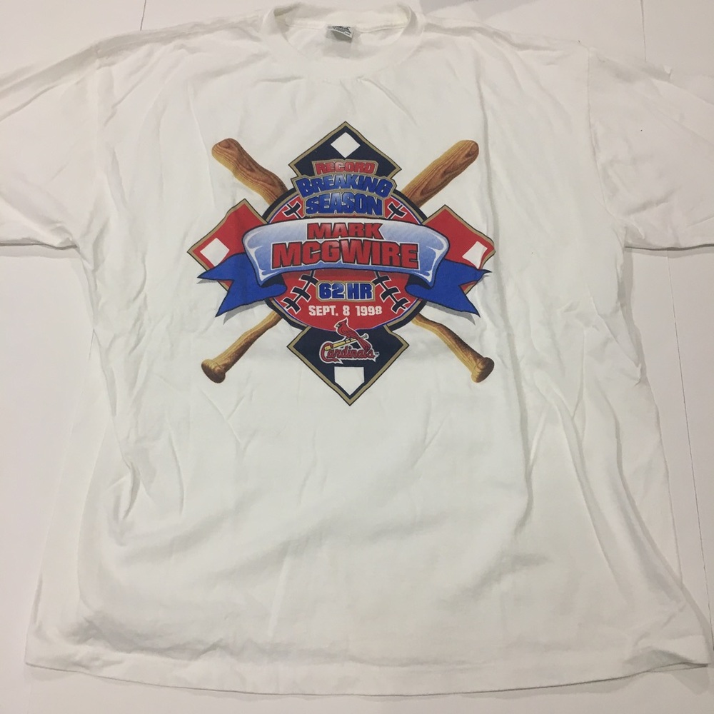 Vintage Mark McGwire 62 Home Runs Shirt